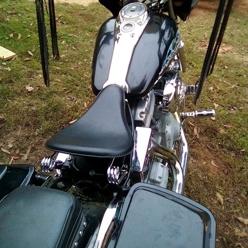 Motorcycle large solo seat - motorcycle,