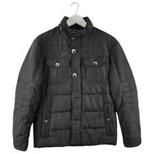 Hugo Boss Mens Black Daikim Down Puffer Jacket Size Small S