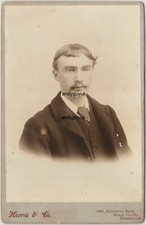 CABINET CARD RARE HARRIS & CO