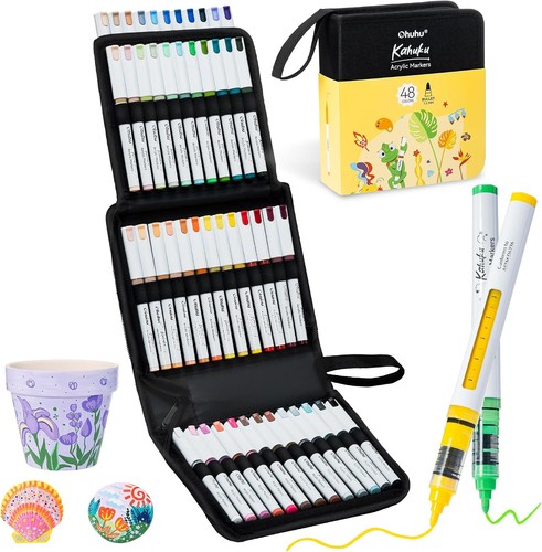Ohuhu acrylic paint markers - paint,