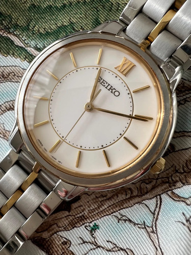 Seiko men quartz watch - men's,