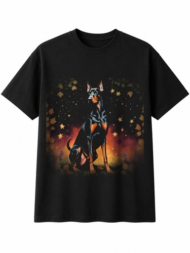 Doberman space mens shirt - mens, t-shirt