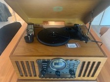 Steepletone Westminster 7 in 1 Bluetooth Nostalgia Record Player DAB+ FM CD Play