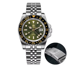  ADDIESDIVE Men GMT Watch