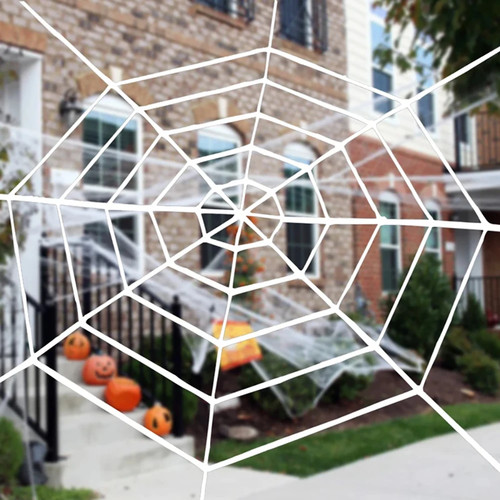 Large halloween spider web - halloween,