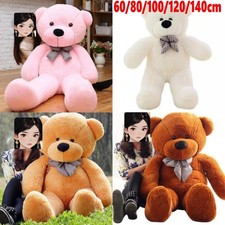 60-140cm Large Teddy Bear-Giant Teddy Bears Big Soft Plush Toys Doll Kids Gifts