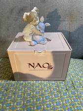 Nao by Lladro #1263 "I Love You So Much" Girl & Bunny Rabbit Figurine - Boxed 