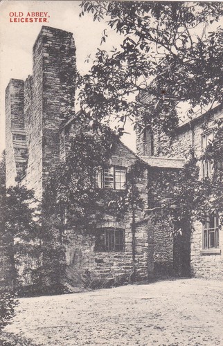 Leicester old abbey b w - old, b&w