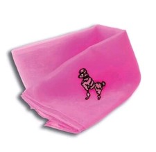 Poodle Scarf/pink/ 50s