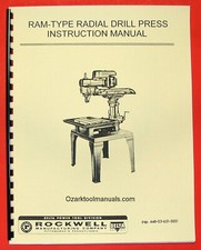 DELTA RAM-Type Radial Arm Drill Press Operating & Parts Manual 0219