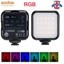 UK Godox LED 6R RGB LED Video Camera Light 1800mAh Li-ion Battery for phone DSLR
