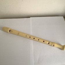 Vintage Hohner? Melody Plastic Recorder Cream 13ins Made In Germany