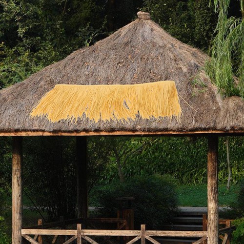 Artificial thatch roofing - ,