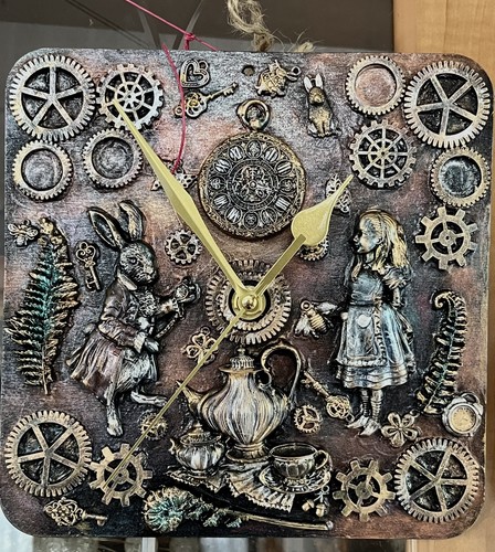 Clock steampunk alice - clock, in