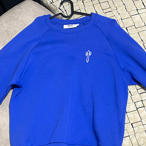 Trapstar blue crew neck cotton - trapstar,