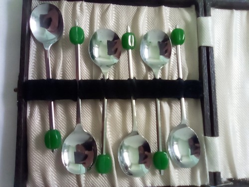 Coffee spoons chromium - chromium, plate