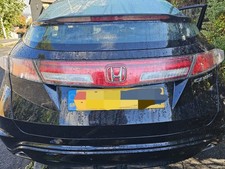 2011 HONDA CIVIC MK8 REAR BOOT LID BARE SHELL BLACK NH731P USED GEN OEM PART