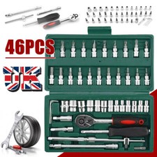 46Pcs 1/4inch Socket Tools Set