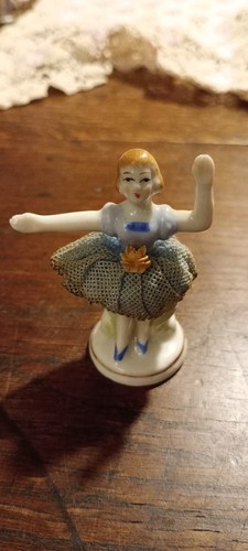 Vintage porcelain ballerina - vintage,
