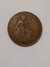 1920 King George V One Penny Coin