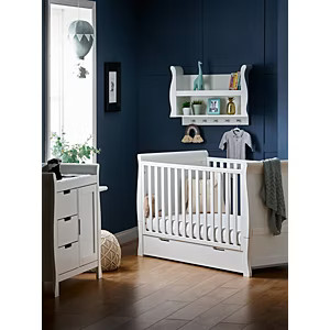 White cot bed - , with