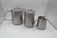 Vintage Robert Welch Old Hall Three Piece Oriana Stainless Steel Tea Set