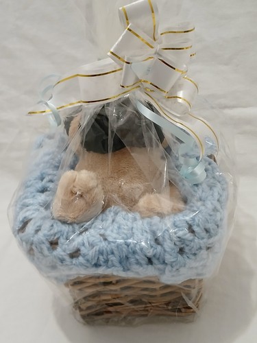Pug plush wicker - plush, a