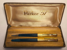 Vintage Parker 51 blue lacquer