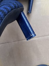 Celine Knitted Black & Navy
