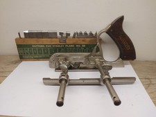 Vintage Stanley No 50 Combination Plane with Cutters.  wood plane 