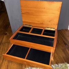 Vintage Wooden Jewellery Box