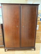 Stag Minstrel Dark Wood Double Wardrobe - CS H65
