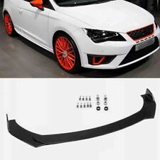For Seat Leon Cupra MK3 MK3.5 Black Front Bumper Lip Splitter Spoiler Body Kit M