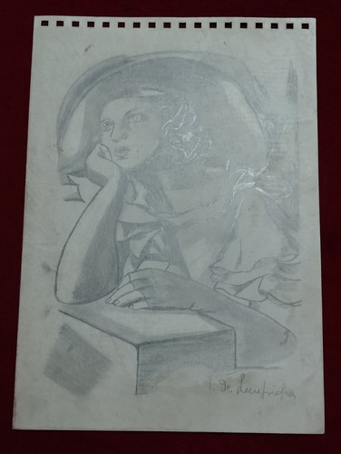Tamara lempicka drawing - tamara,