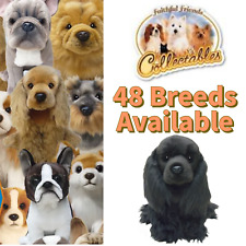 Faithful Friends Cuddly, Soft, Collectable Realistic Dogs 30cm tall.