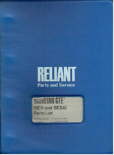 RELIANT SCIMITAR 3.0 GTE (SE6 SE6A SERIES) 1975- ORIG. FACTORY PARTS CATALOGUE