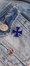 Maltese Cross Lapel Pin Badge
