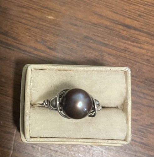 Black pearl sterling silver - sterling,
