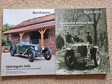BONHAMS CAR AUCTION CATALOGUE X 2 2013