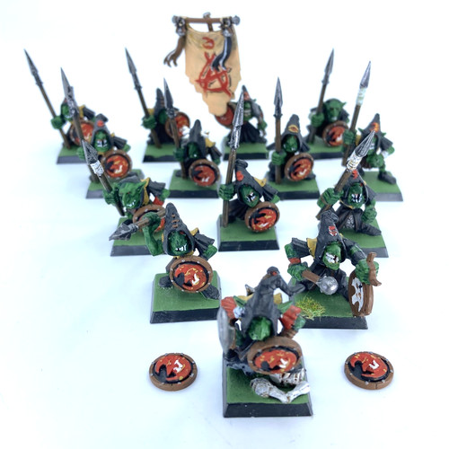 Night goblins with spears - goblins,