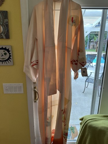 Vintage kimono silk rayon - vintage,