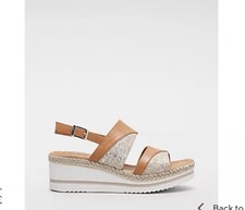 Adesso GABBY Block Print Wedge