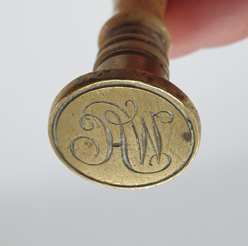 Victorian bone brass wax - victorian,