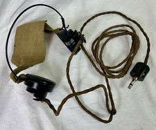 WW2 Military DLR No5 Headphones, Headset, YA 5000, W.K. 1940's