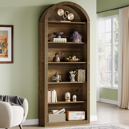 Tier arched bookshelf - arched,