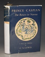 C.S. Lewis Prince Caspian The Return to Narnia War Progress Illustrated DW 1st
