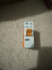 Wylex plug in push button MCB