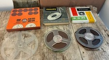 Philips & Emitape Film Reels  & Magnetic Tape 
