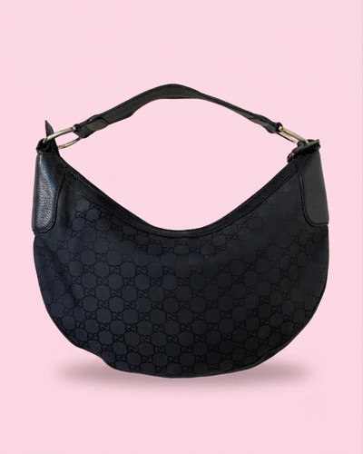 Gucci black nylon - black,