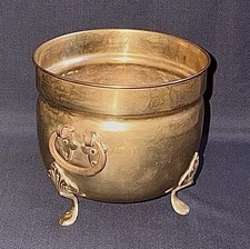 Large Vintage Solid Brass